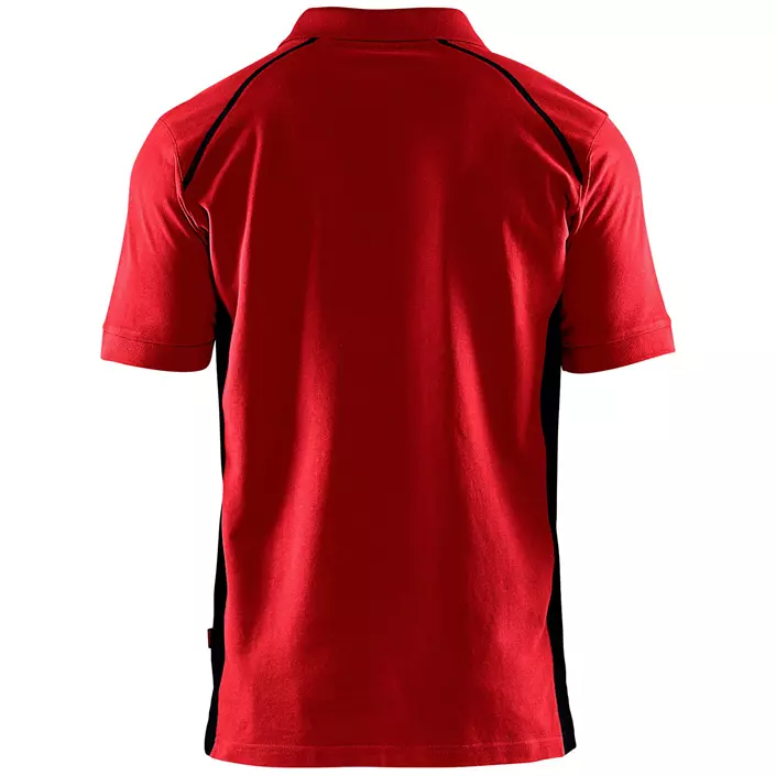 Blåkläder Polo T-skjorte, Rød/Svart, large image number 1