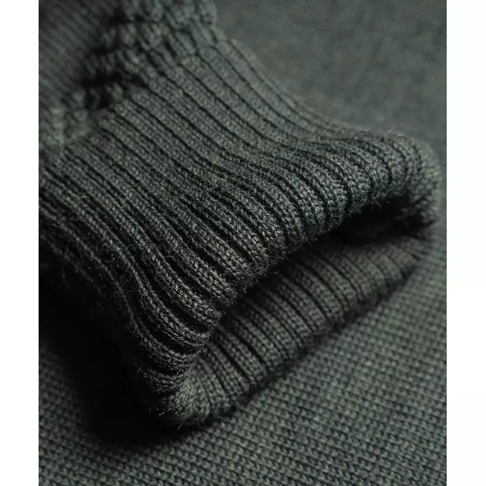 Clipper Saltum knitted pullover, Olive melane, large image number 2