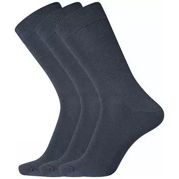 Dovre 3-pack twin sock sokker med ull, Navy