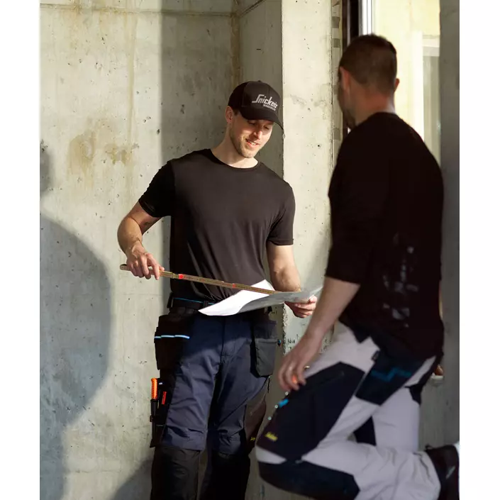 Snickers logo cap, Sort, Sort, large image number 1