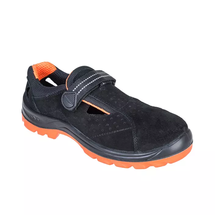 Portwest Steelite Obra safety sandals S1, Black, large image number 0