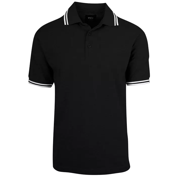 YOU Napoli  polo shirt, Black, large image number 0