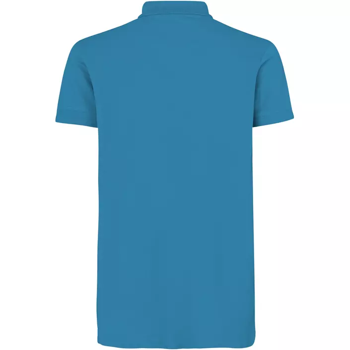 ID Stretch polo T-skjorte, Turkis, large image number 1