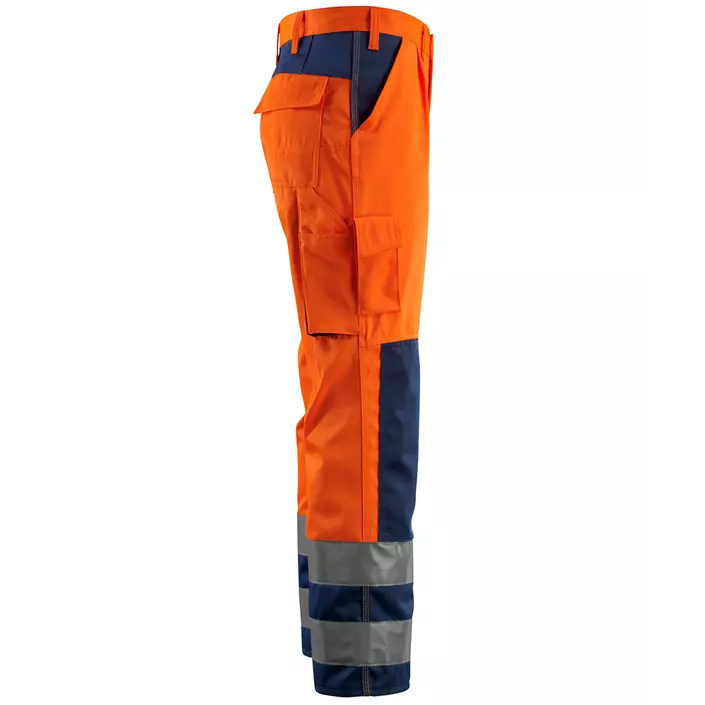 Mascot Safe Compete Olinda work trousers, Hi-vis Orange/Marine, large image number 3