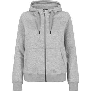 ID hoodie med dragkedja dam