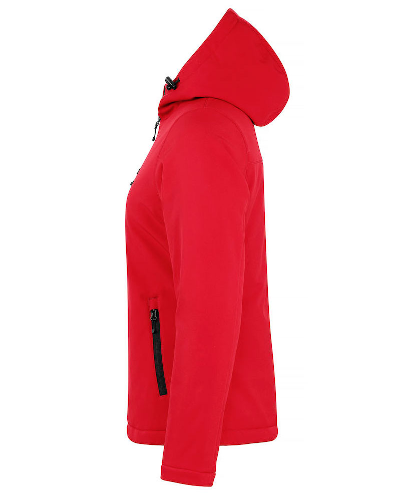 Clique lined women's softshell jacket, Red, large image number 3