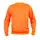 Clique Basic Roundneck sweatshirt, Varsel Orange, Varsel Orange, swatch