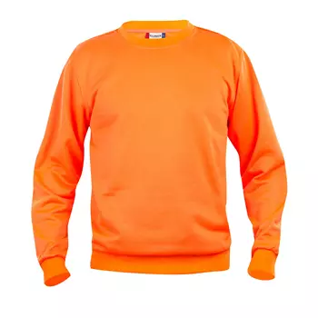 Clique Basic Roundneck genser, Hi-vis Orange
