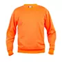 Clique Basic Roundneck Sweatshirt, Hi-vis Orange Clique Basic Roundneck Sweatshirt, Hi-vis Orange