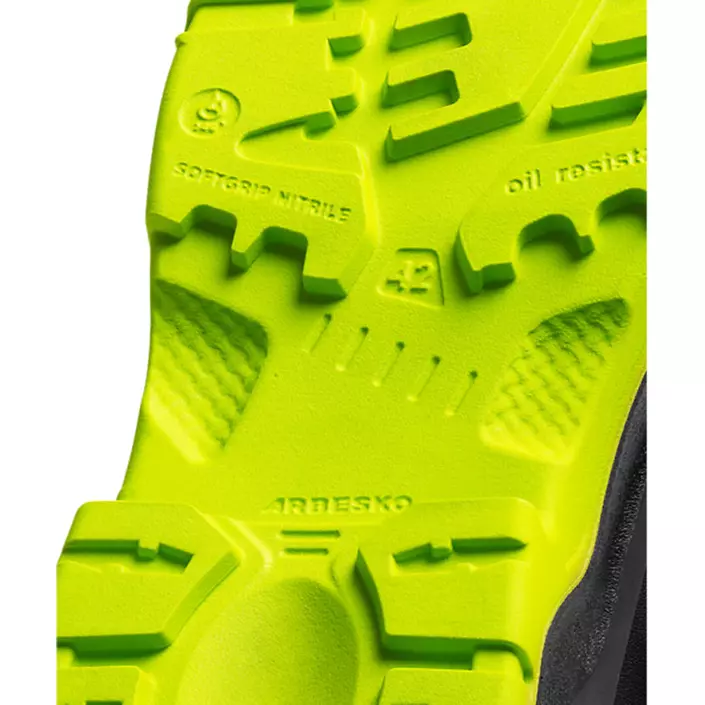 Arbesko 945 safety shoes S3, Black/Lime, large image number 3