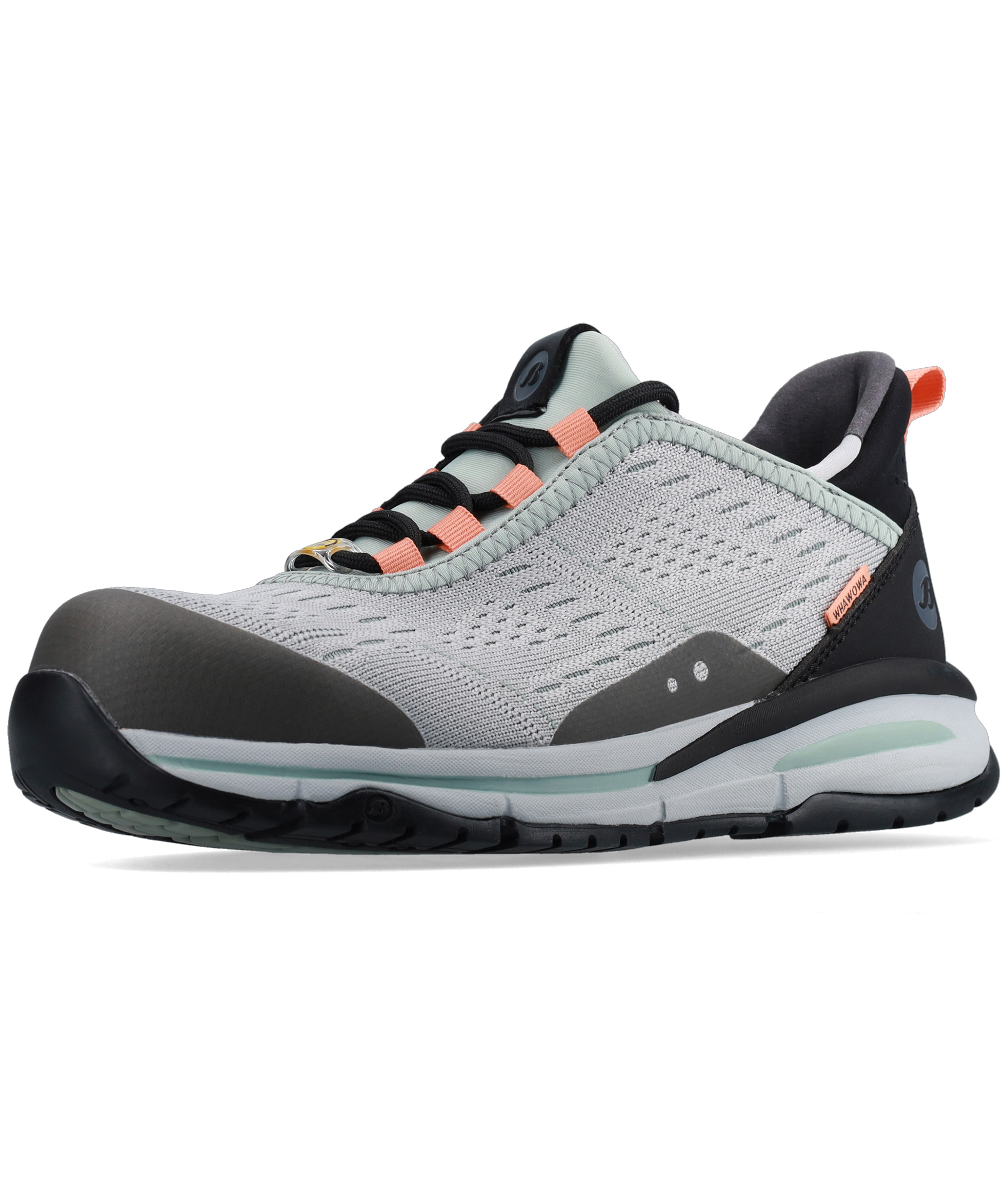 Bata skyddsskor dam S1P, Svart/Vit/Gr&ouml;n