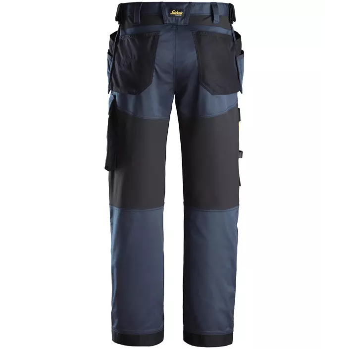Snickers AllroundWork craftsman trousers 6251, Navy/Black, large image number 1