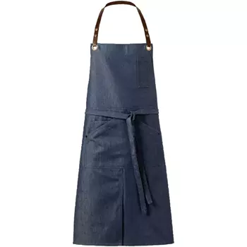 Hejco Benjy bib apron with pockets, Denim