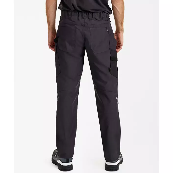 Engel Entire arbejdsbukser, Anthracite Grey, large image number 4