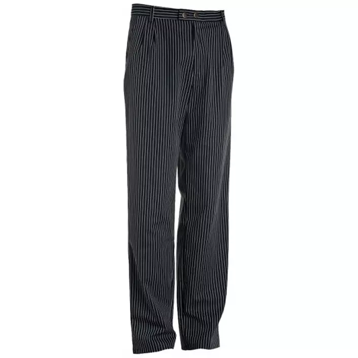 Nybo Workwear Fandango chefs trousers, Black/White, large image number 0