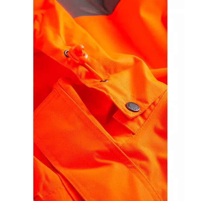 Lyngsøe shell jacket, Hi-Vis Orange/Black, large image number 1