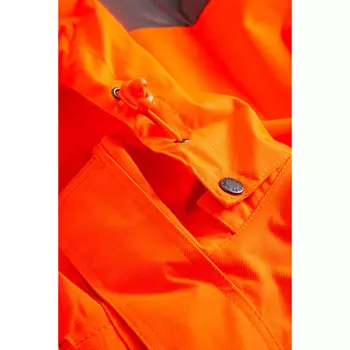Lyngsøe shell jacket, Hi-Vis Orange/Black