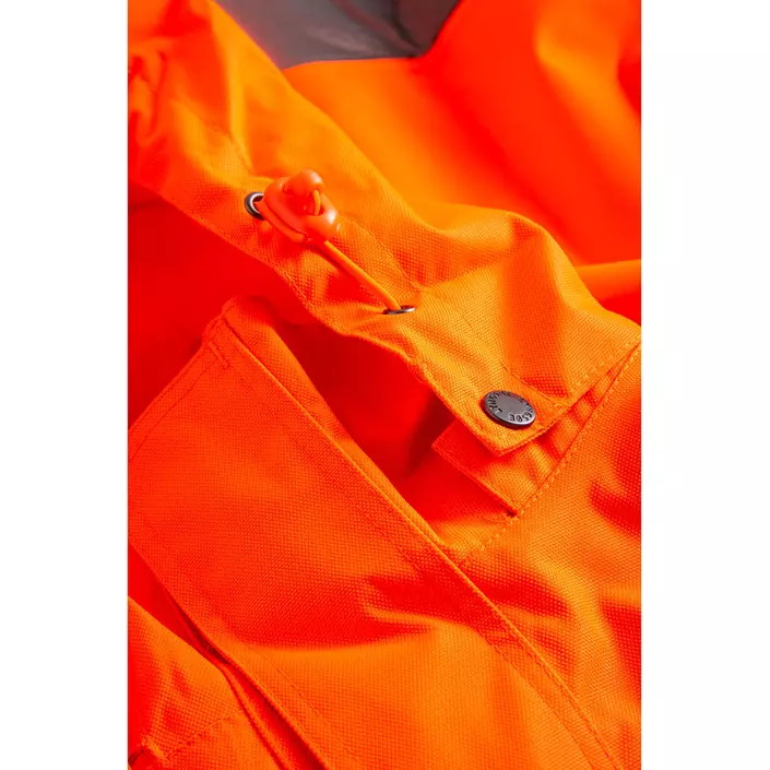 Lyngsøe shell jacket, Hi-Vis Orange/Black, large image number 1
