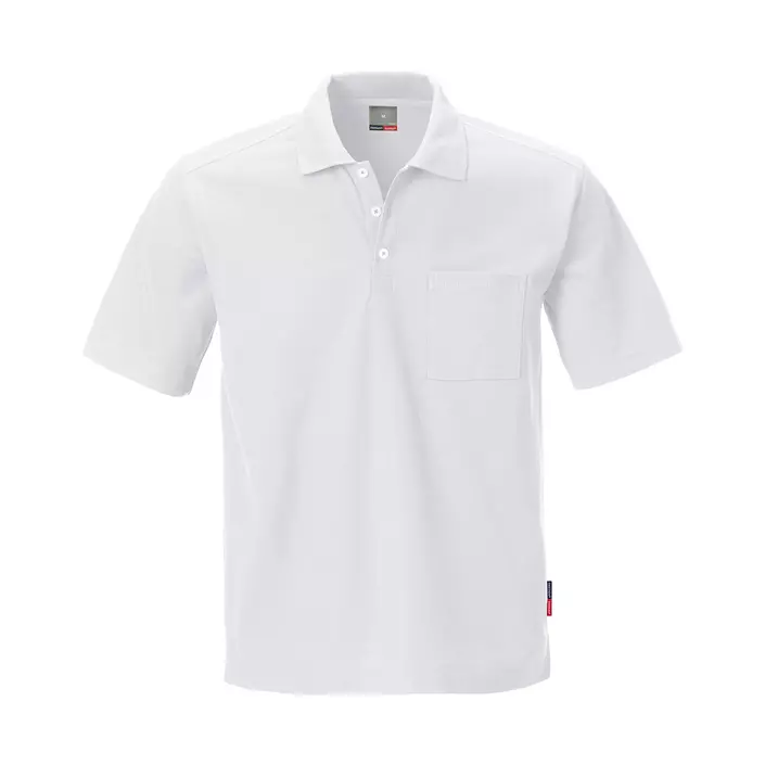 Kansas kortærmet Polo T-shirt, Hvid, large image number 0