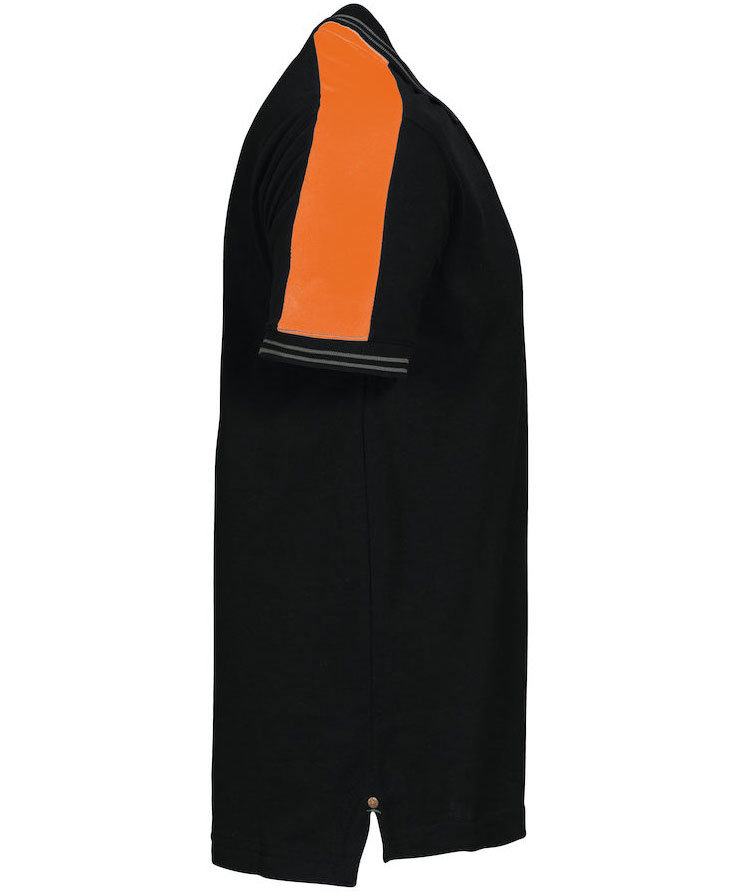 ProJob polo shirt 2018, Black/Orange, large image number 3