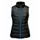 Stormtech Stavanger women's vest, Black/Azur blue, Black/Azur blue, swatch