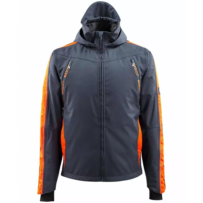 Mascot Hardwear Gandia shell jacket, Dark Marine Blue/Hi-Vis Orange, large image number 0