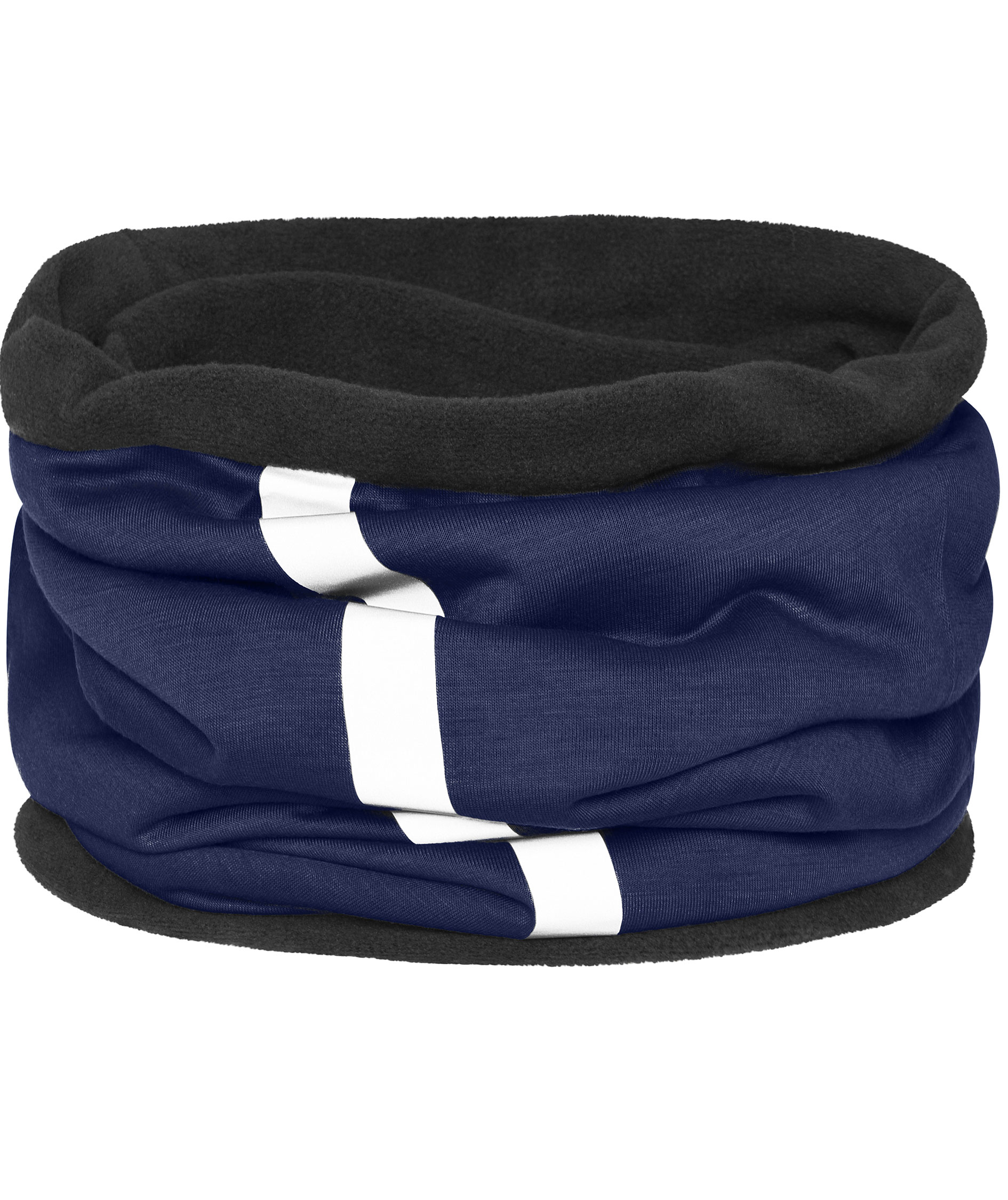Myrtle Beach winter neck warmer, Navy/Carbon, Navy/Carbon, swatch