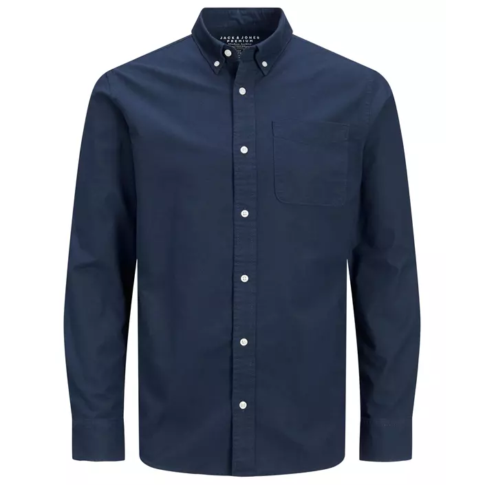Jack & Jones Premium JPRBROOK Slim fit Oxford skjorte, Navy Blazer, large image number 0