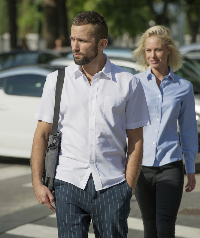 Clique Cambridge short-sleeved shirt, White, large image number 2