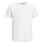 Jack & Jones JJEORGANIC kortärmad basic T-shirt, Hvit