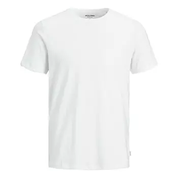 Jack & Jones JJEORGANIC S/S basic t-shirt, White