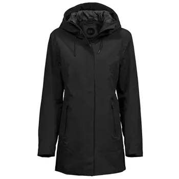 Tee Jays All Weather women's parka jacket, Black