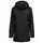 Tee Jays All Weather women's parka jacket, Black, Black, swatch