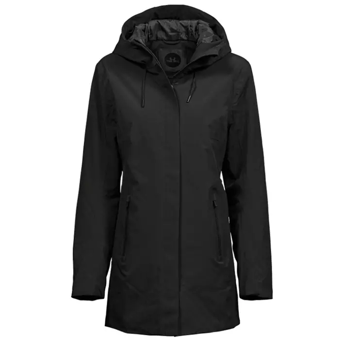 Tee Jays All Weather women's parka jacket, Black, large image number 0