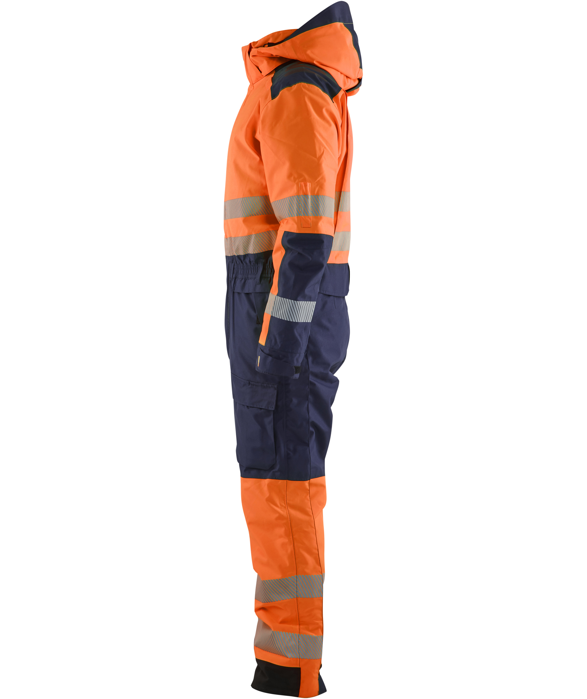 Bl&aring;kl&auml;der winter coverall, Hi-Vis Orange/Navy, large image number 3