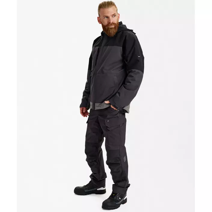 Engel Entire vinterjacka, Anthracite Grey/Black, large image number 4