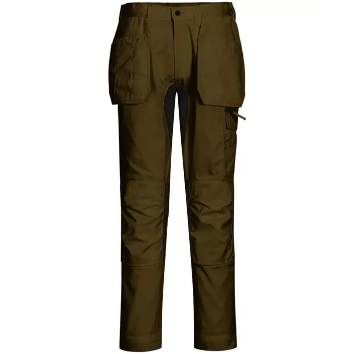 Portwest WX2 Eco craftsman trousers, Olive Green, large image number 0
