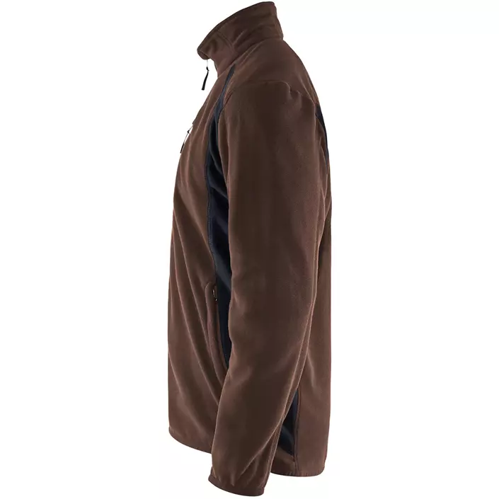 Blåkläder Unite fleece jacket, Brown/Black, large image number 2