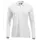 Clique Classic Marion long-sleeved women's polo shirt, White, White, swatch