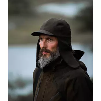 Northern Hunting Polar winter fleece hat, Dark Green