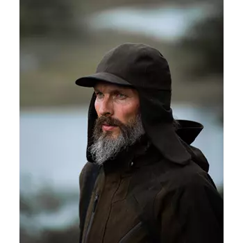 Northern Hunting Polar winter fleece hat, Dark Green