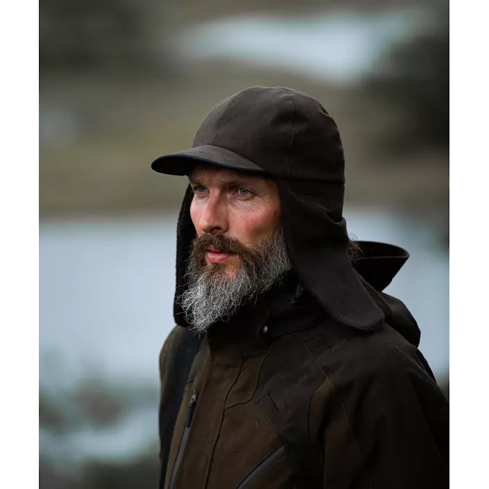 Northern Hunting Polar winter fleece hat, Dark Green, large image number 1