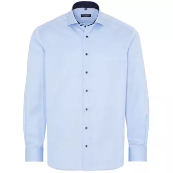 Eterna Cover Comfort fit skjorta med kontrast, Ljus Blå