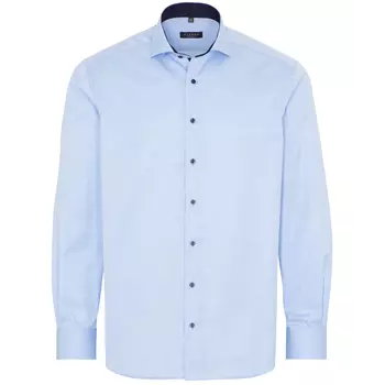 Eterna Cover Comfort fit skjorte med kontrast, Lyseblå