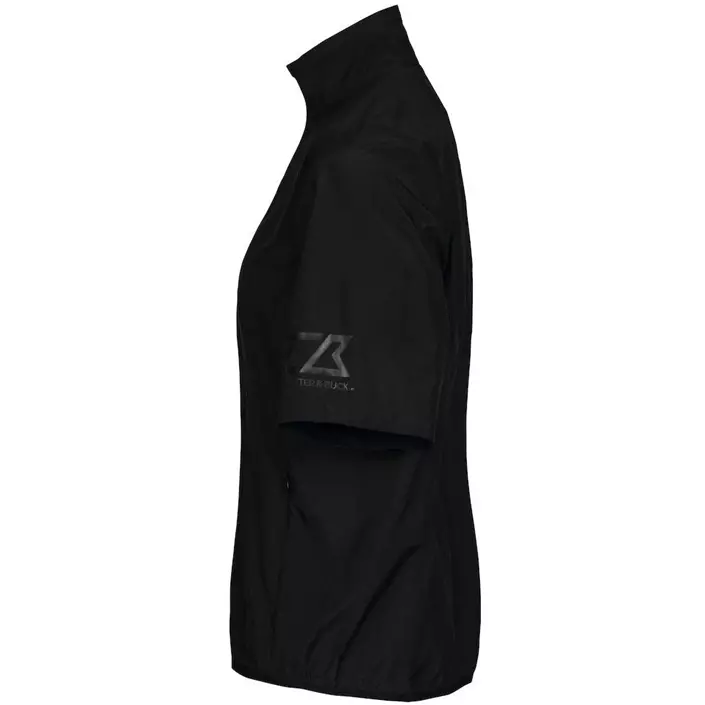 Cutter & Buck La Push women's halfzip short-sleeved windbreaker, Black, large image number 3