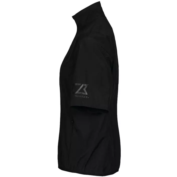 Cutter & Buck La Push women's halfzip short-sleeved windbreaker, Black, large image number 3