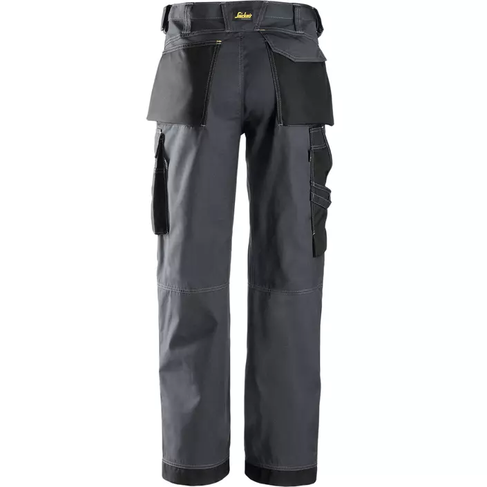 Snickers work trousers 3313, Steel Grey/Black, large image number 1