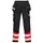 Fristads Gen Y craftsman trousers 2127, Hi-vis Red/Black, Hi-vis Red/Black, swatch