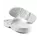 Sika Fusion clogs without heel cover OB, White, White, swatch