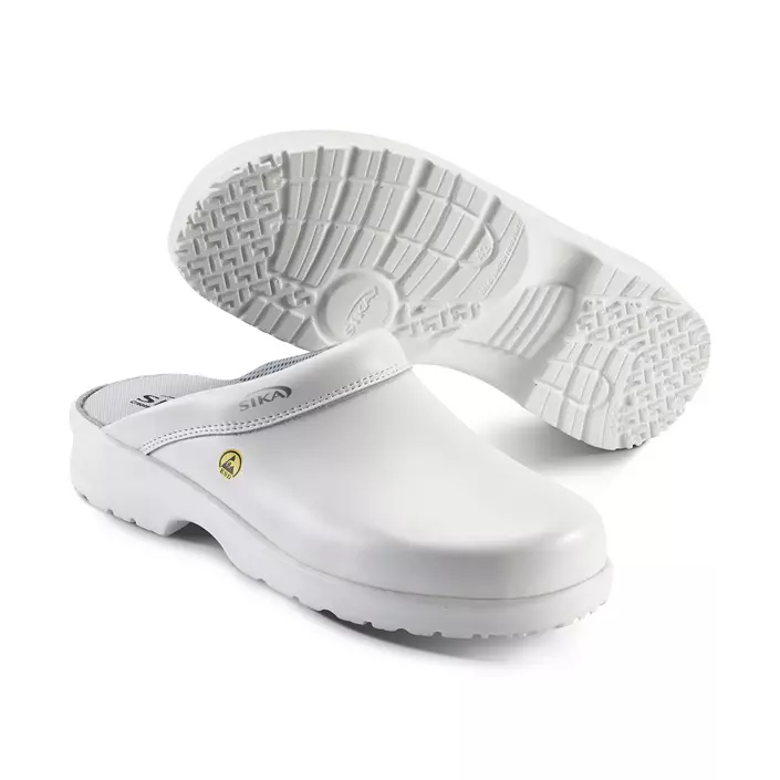 Sika Fusion clogs without heel cover OB, White, large image number 0